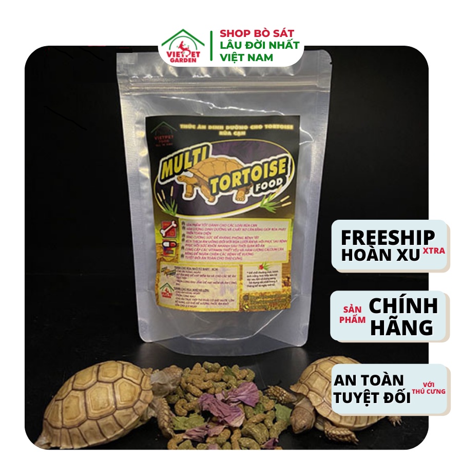 Multi Tortoise Food - Thức ăn dinh dưỡng cho rùa cạn
