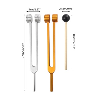 Bộ Âm Thoa Bằng Hợp Kim Nhôm Tần Số Thấp 64hz 24.5cm / 9.6in Chất Lượng Cao