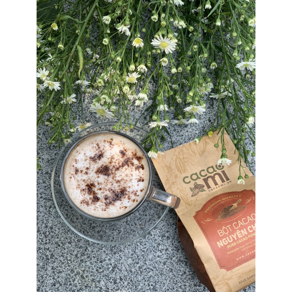 Ảnh Bột cacao nguyên chất GIÁ SỈ Cacaomi Premium chuyên thức uống socola làm bánh cafe trà sữa 500g-1kg 3