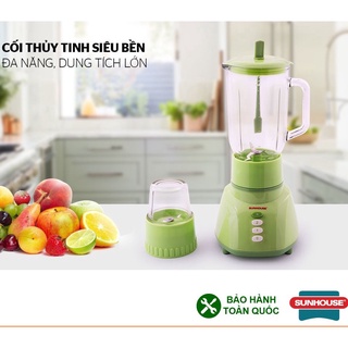 Máy Xay Sinh Tố Sunhouse SHD5112 Công Suất 350W Với 2 Cối Xay Chịu Lực, Dễ Dàng Vệ Sinh, BH 2 Năm