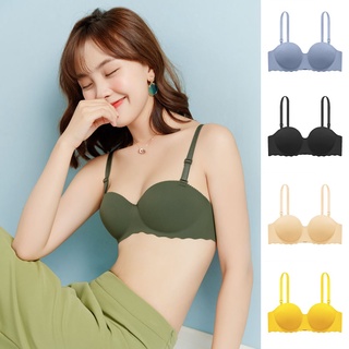 Áo Ngực Không Gọng Mềm Mại Thoáng Khí Màu Kẹo luyoo31
