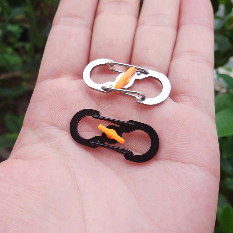 Móc Khóa Chữ S Bằng Thép Không Gỉ Chống Trộm Tiện Dụng