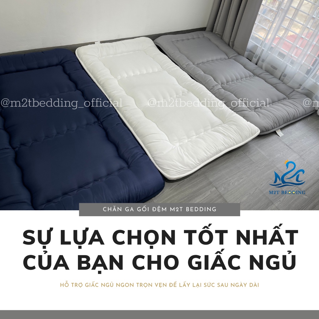 Nệm Topper Dày 9cm Xuất Nhật chính hãng M2T BEDDING cho sinh viên, văn ...