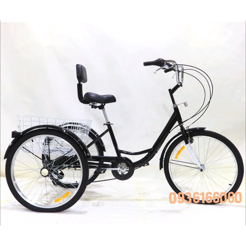 Electric Tricycle Leaux Trike XE ĐẠP BA BÁNH CHO NGƯỜI GIÀ BẢN 24