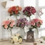 JUIC Retro Silk Rose Real Touch Trang trí máy tính để bàn Trang trí nội thất Đồ thủ công DIY Bó hoa giả