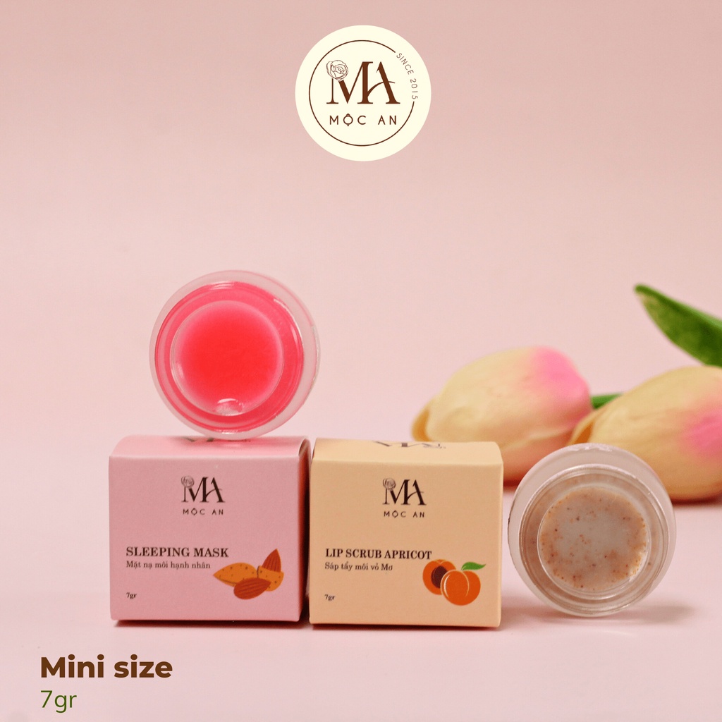 Mô tả Combo Giảm Thâm Môi Tẩy Da Chết Dưỡng Hồng Môi Mộc An Với 2 Bước Nhanh Chóng - 8
