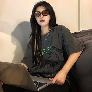 Áo thun HIIXIIVI 100% cotton tay ngắn cổ tròn thời trang mùa hè phong cách Hàn Quốc mới 2022