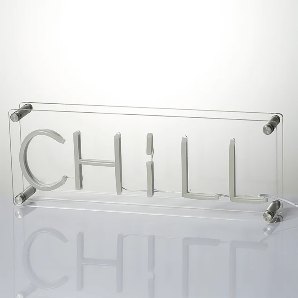 Đèn Để Bàn Neon Chữ Chill