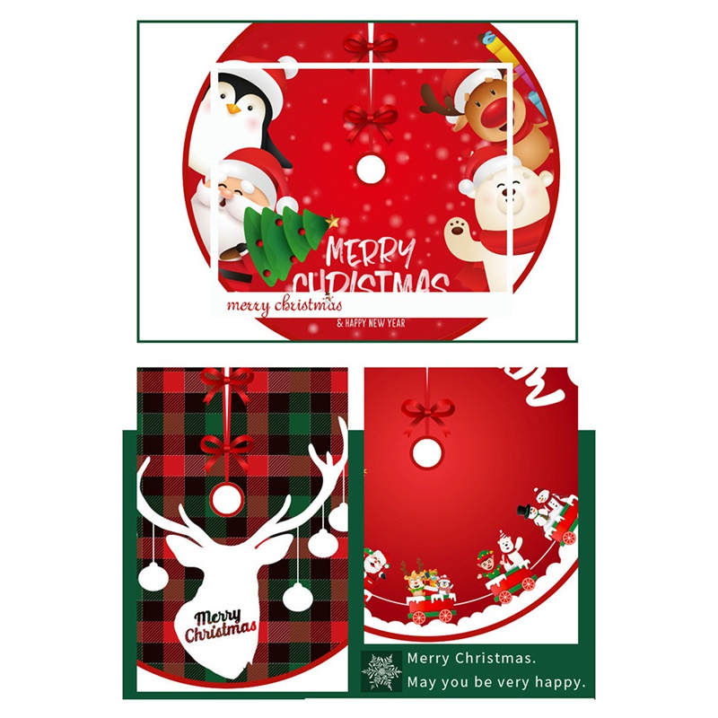 Cây Giáng Sinh Váy Thảm Sàn Thảm Ngoài Trời Chăn Xmas Sàn Thảm Bao Tiệc Gia Đình Trang Trí Năm Mới, H