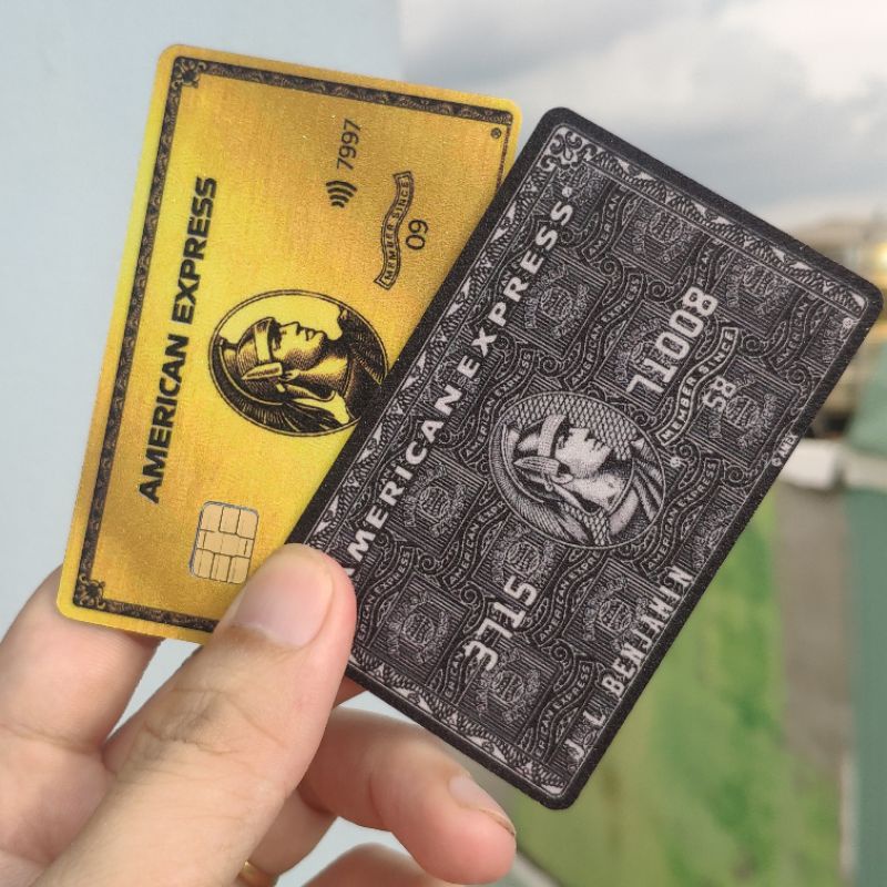 Miếng Dán Trang Trí AMERICAN CARDS - Decal Thẻ ATM (Thẻ Chung Cư, Thẻ Xe, Debit, Credit) NF2