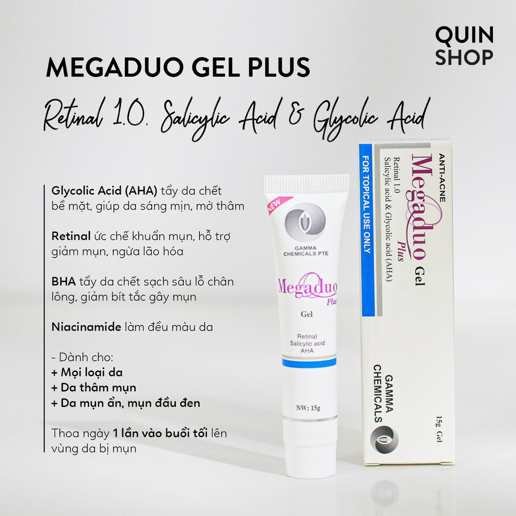 Gel Làm Mờ Thâm, Giảm Mụn Gamma Chemicals Megaduo Gel Plus Dứt Điểm Sau Vài Ngày