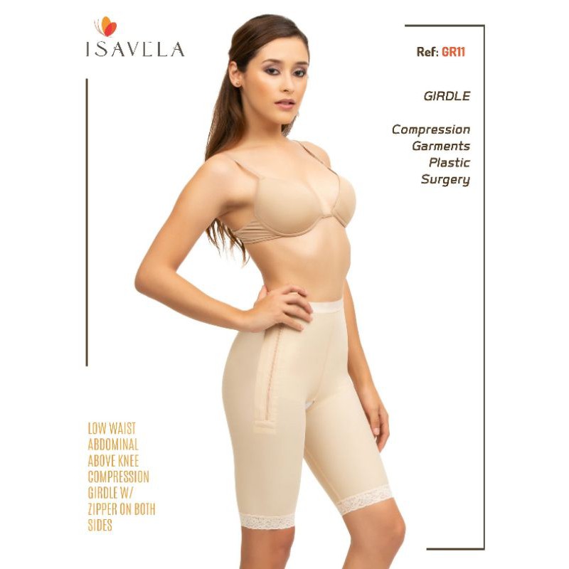  Isavela Low Waist Abdominal Above Knee Compression