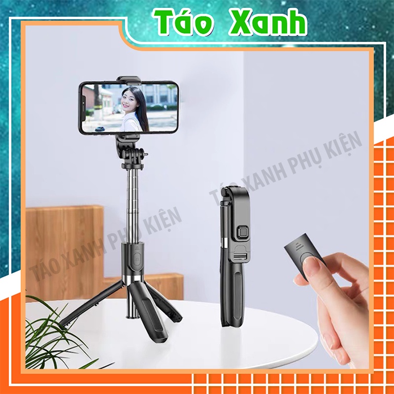 Gậy Chụp Ảnh Selfie Kèm Remote Kiêm Tripod Giá Đỡ Điện Thoại