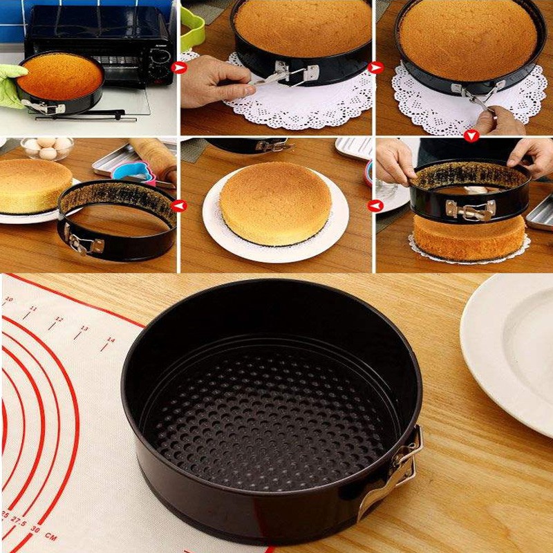 Ảnh Khuôn làm bánh kim loại tròn WALFOS có thể tháo rời chống dính 3