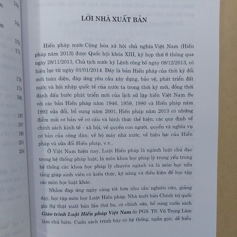 Sách - Giáo trình Luật Hiến pháp Việt Nam