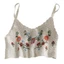 GODD Nữ Mùa Hè Spaghetti Dây Crop Bãi Biển Ngày Lễ Móc Đan Áo Thêu Hoa Cổ Chữ V Boho Bustier Vest