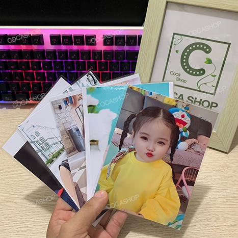 [ Đơn Từ 10 Ảnh ] In ảnh 9x12 , 10X15 , 13X18 ,15X20 , 20X30 Ép plastic theo yêu cầu giá rẻ đẹp