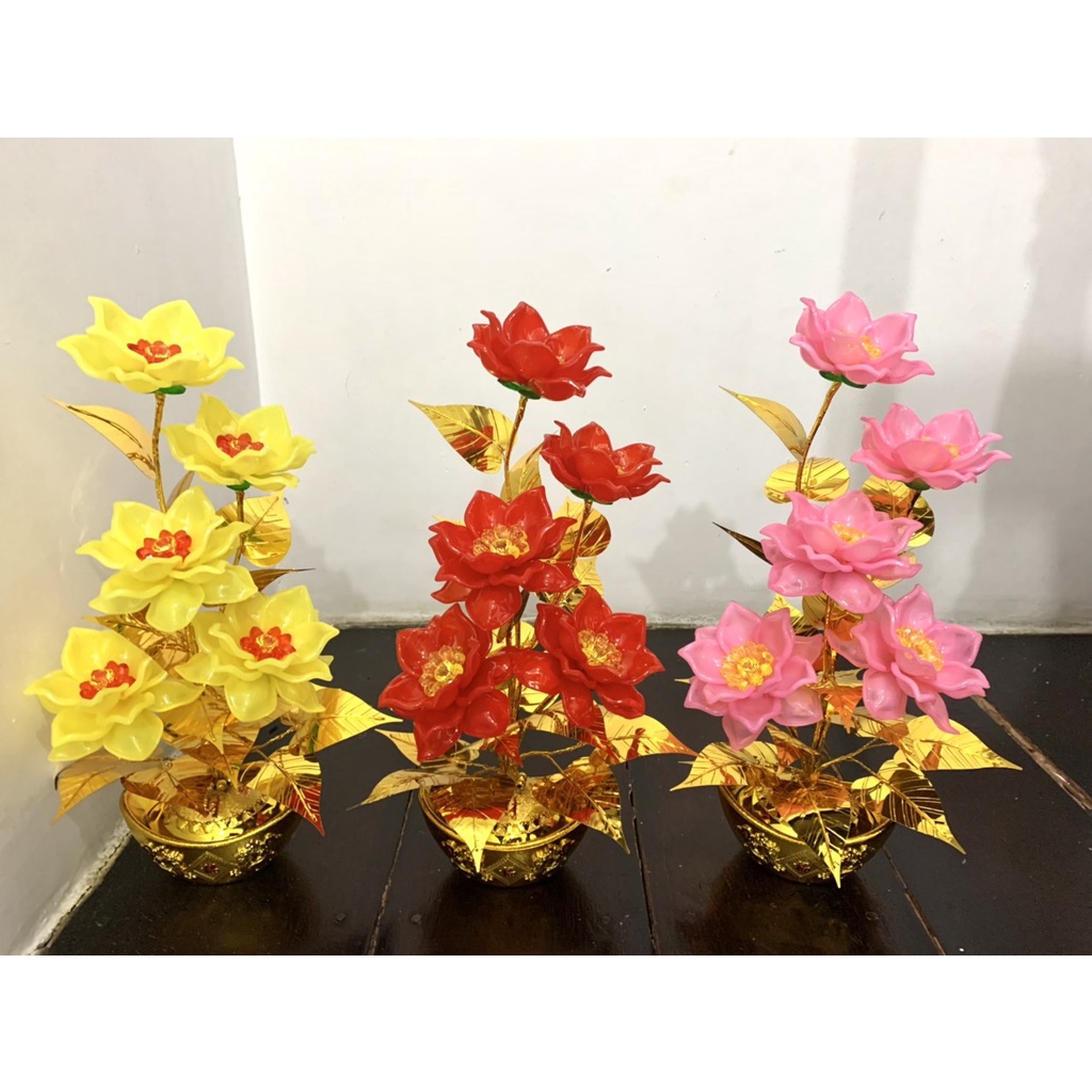 Chậu hoa để bàn thờ cao 38cm | Shopee Việt Nam