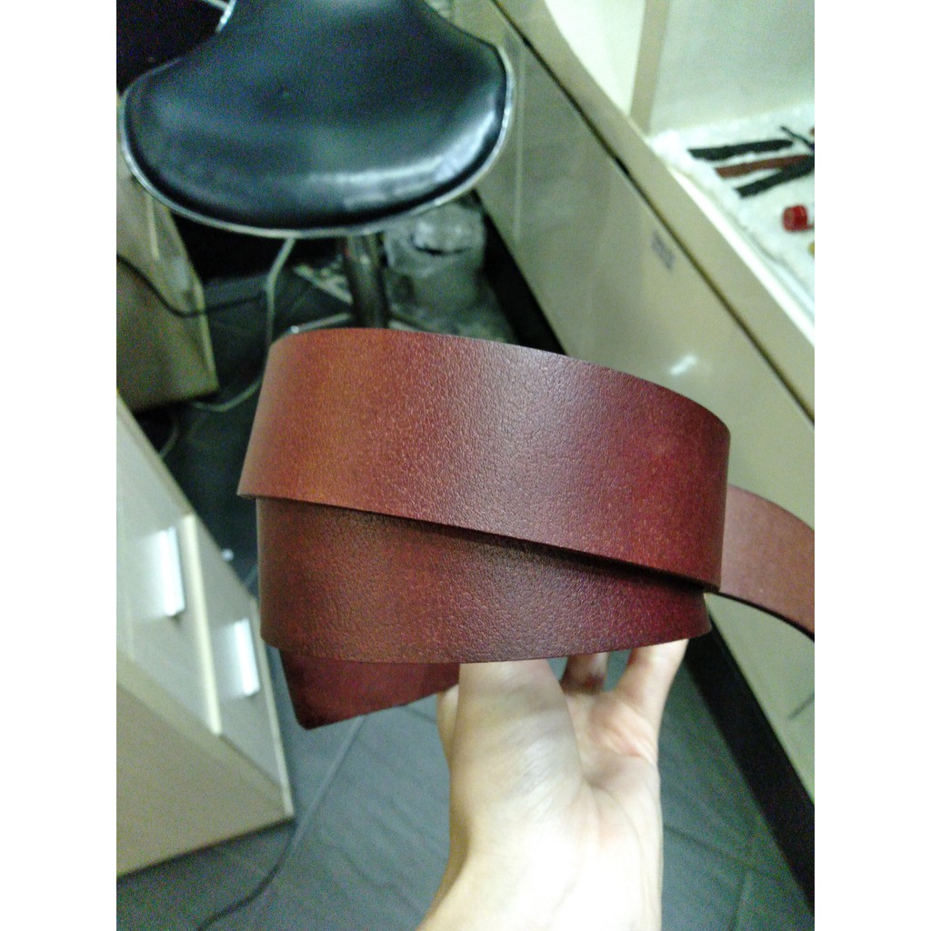 Dây da thắt lưng GOAT MD165 Màu Nâu đỏ