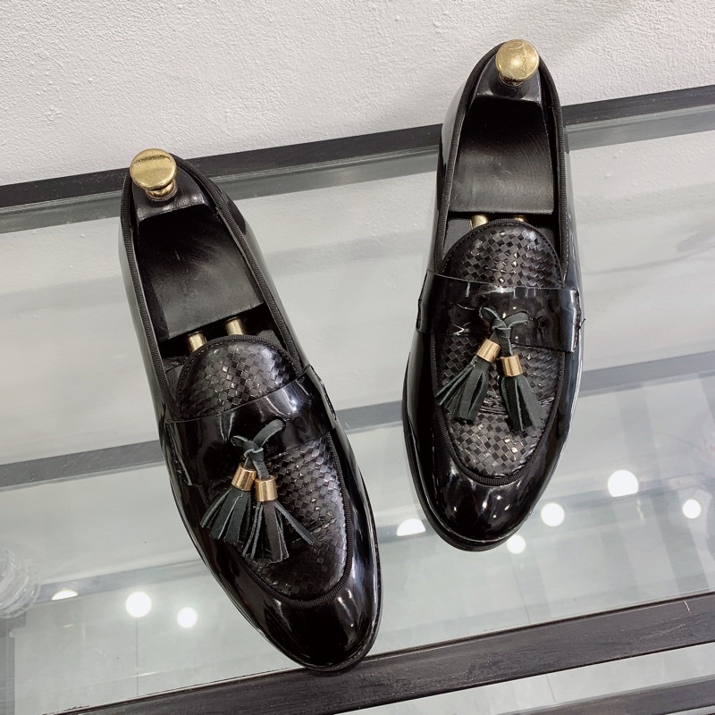 Giầy tây, giày da nam da bóng cao cấp,kiểu dáng Loafer 194