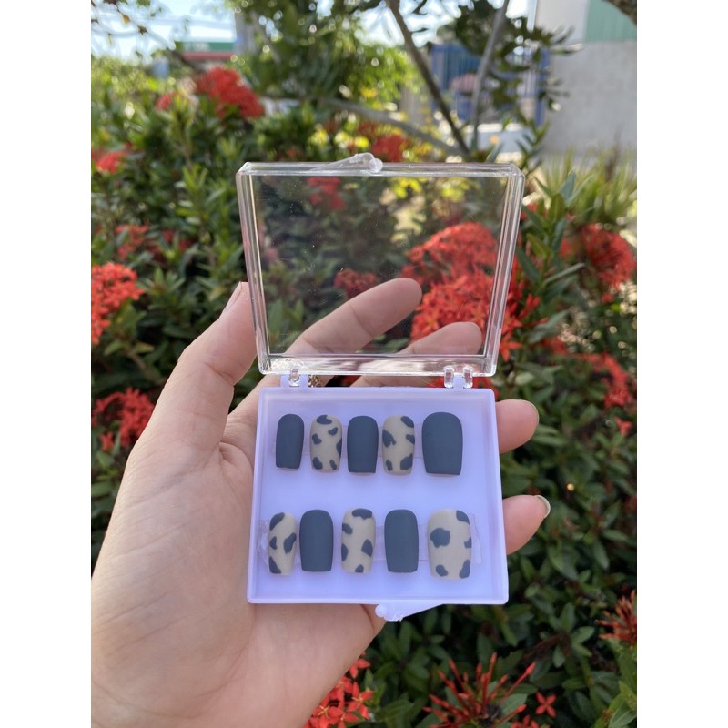 MẪU MÓNG UP NAIL BOX BÒ SỮA MATTE Shopee Việt Nam