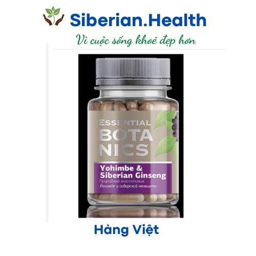 [Hỗ trợ nam giới]Tăng cường sinh lý nam Essential Botanics Yohimbe & Siberian ginseng SIBERIAN