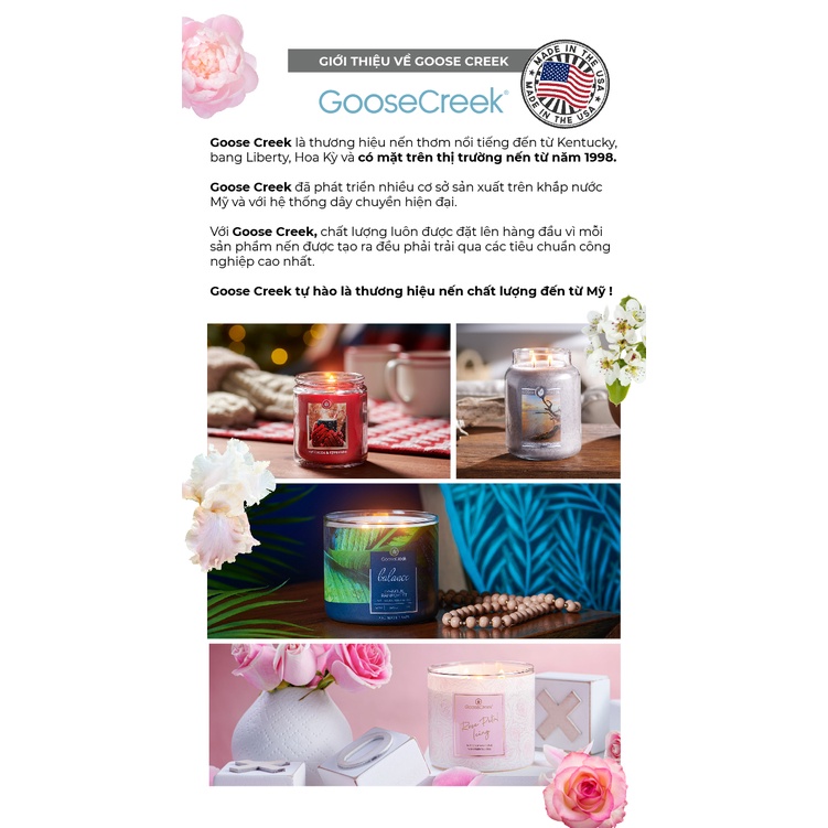 Ảnh Nến hũ Goose Creek từ Yankee Candle - 680g - BST Nhiều mùi hương 1