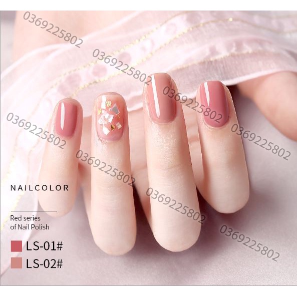 Sơn gel AS màu NUDE mã LS chọn lẻ 12 chai