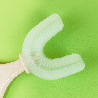 Bàn Chải Đánh Răng Silicon Chữ U An Toàn Tuyệt Đối Cho Bé 2-6 Tuổi
