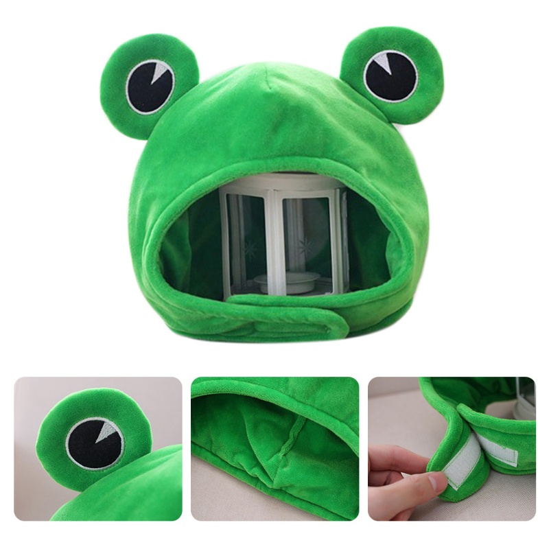 Bầu Trời Cho Ếch Đầu Sang Trọng Mũ Hoạt Hình Động Vật Earflap Mũ Halloween Cosplay Ảnh P