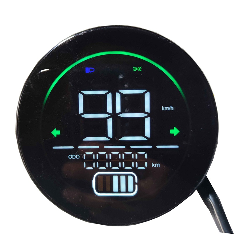Xe Đạp Điện Đồng Hồ Tốc Độ Xe Tay Ga Bảng Điều Khiển Bảng Điều Khiển 48V 60V 72V Pin Dẫn Màn Hình Nhạc Cụ LED