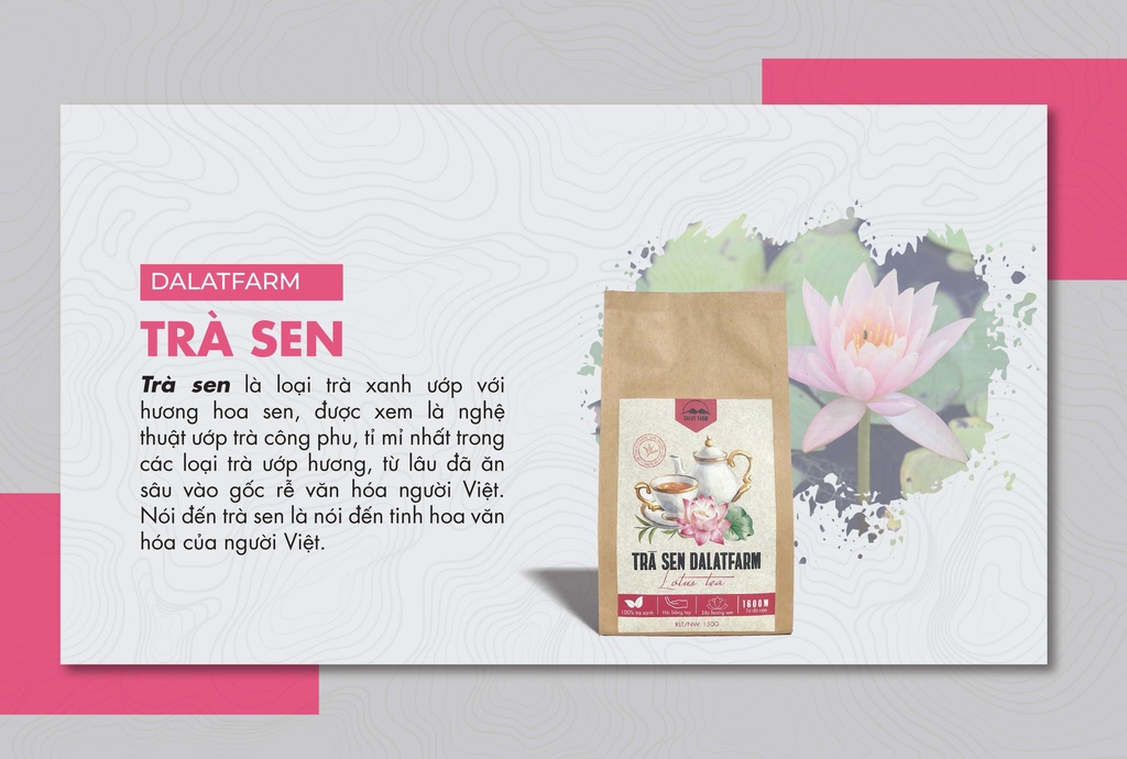 Mô tả Trà Sen (Lotus Tea) Dalat Farm - Túi 150Gr - 2
