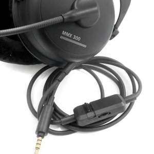 Cáp nâng cấp tai nghe BTM Thay thế cáp 3 5mm Cáp Aux cho tai nghe Beyerdynamic MMX300 Dây PU bện
