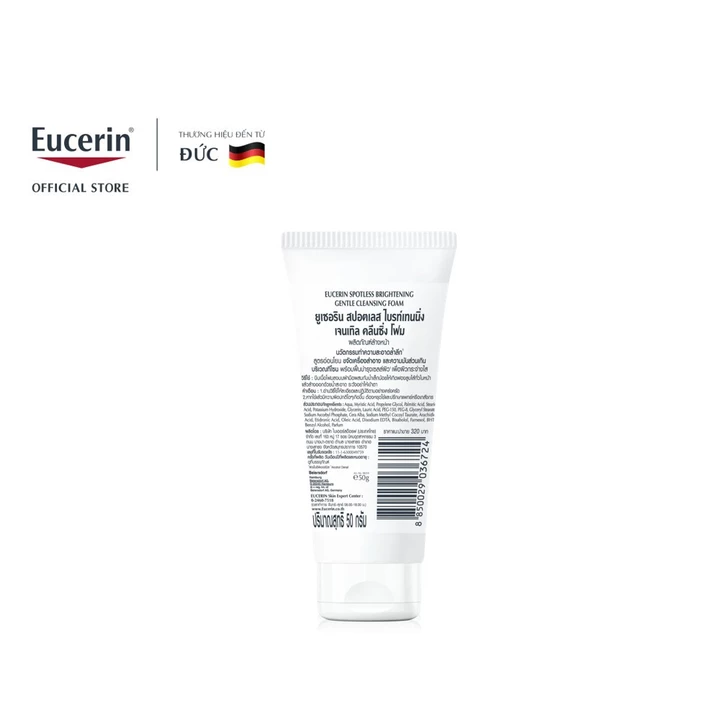 Sữa rửa mặt tạo bọt dưỡng sáng Eucerin Spotless Brightening Cleansing Foam 50ml | Sữa rửa mặt sáng da | Skincare – 6