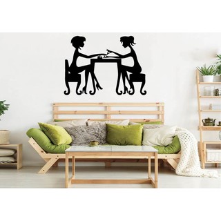 Decal Trang Trí Cửa Tiệm Nail - Spa - HairSalon - Nối Mi, tạo điểm nhấn thu hút khách hàng P6