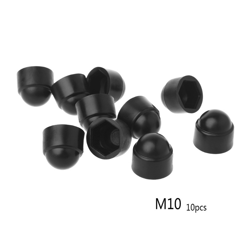 Bộ 10 nắp chụp bảo vệ ốc vít lục giác M6 M8 M10 M12 chuyên dụng