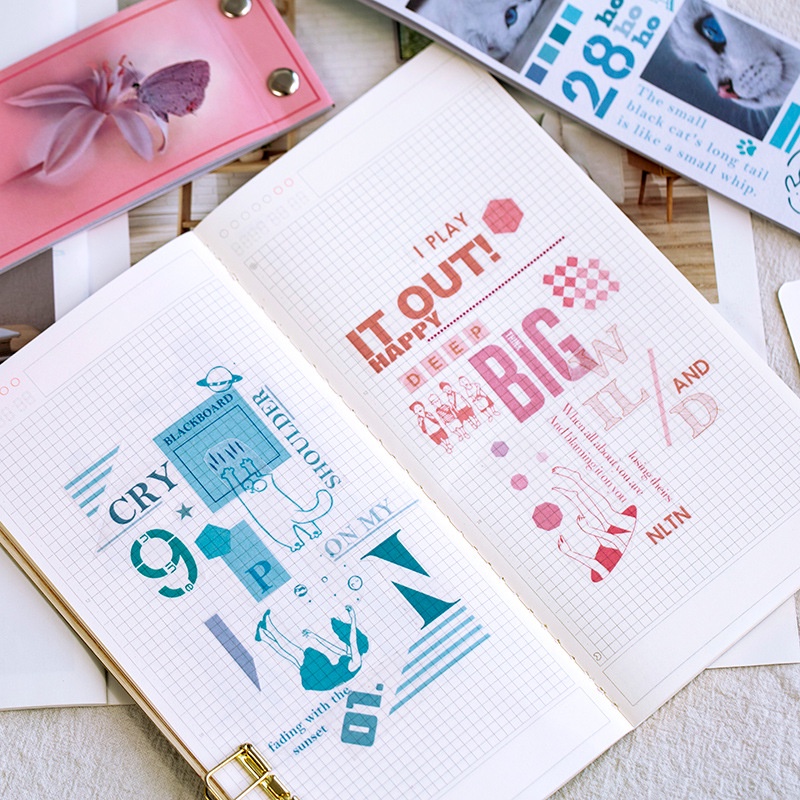 Sticker vintage dạng cuốn trang trí sổ DIY Crafts, Scrapbook, Journal, Diary, Planner, Wal Seal Ect HD208-K76