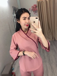 Xéo Nhật Nữ LiNen Cao Cấp # Đồ Bộ Nữ# Quần Áo Nữ Jacket Top Kem Dress Women # Đồ Lam Đi Chùa