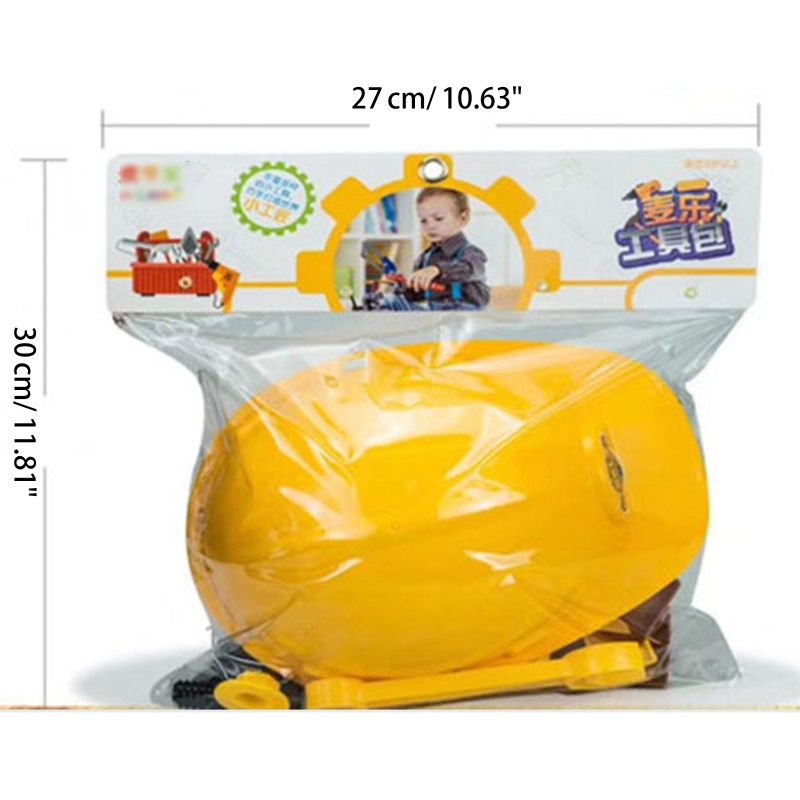 Exhila Xây Dựng Công Nhân Trang Phục Cho Bé Trai Trẻ Em Vai Trò Chơi Đồ Chơi Kỹ Thuật Áo Vest Cho Ki