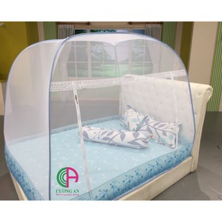 [ BIG SALE ] Màn chụp tự bung đỉnh vuông CHÂN VỀN cao cấp CƯỜNG AN - Loại màn chụp tốt nhất hiện nay