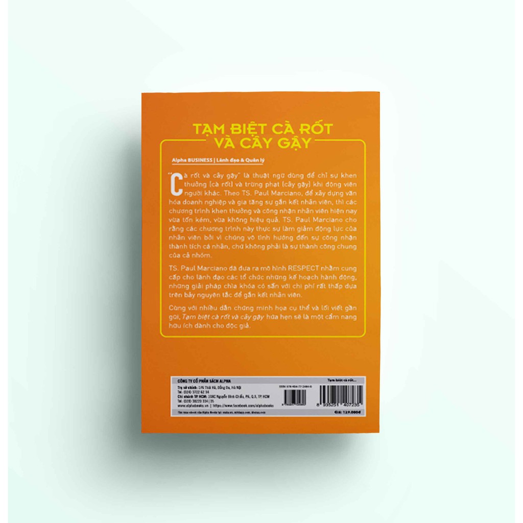Sách > Tạm Biệt Cà Rốt Và Cây Gậy - TS. Paul L. Marciano (Tái Bản Mới Nhất, Alpha Books)