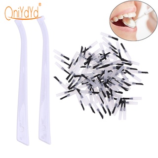 Bàn chải nha khoa đầu thay thế 100 chiếc/túi, khử trùng cho phòng khám