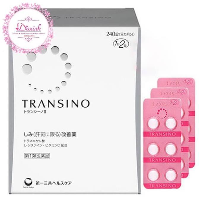 Viên uống Transino Whitening Nhật Bản