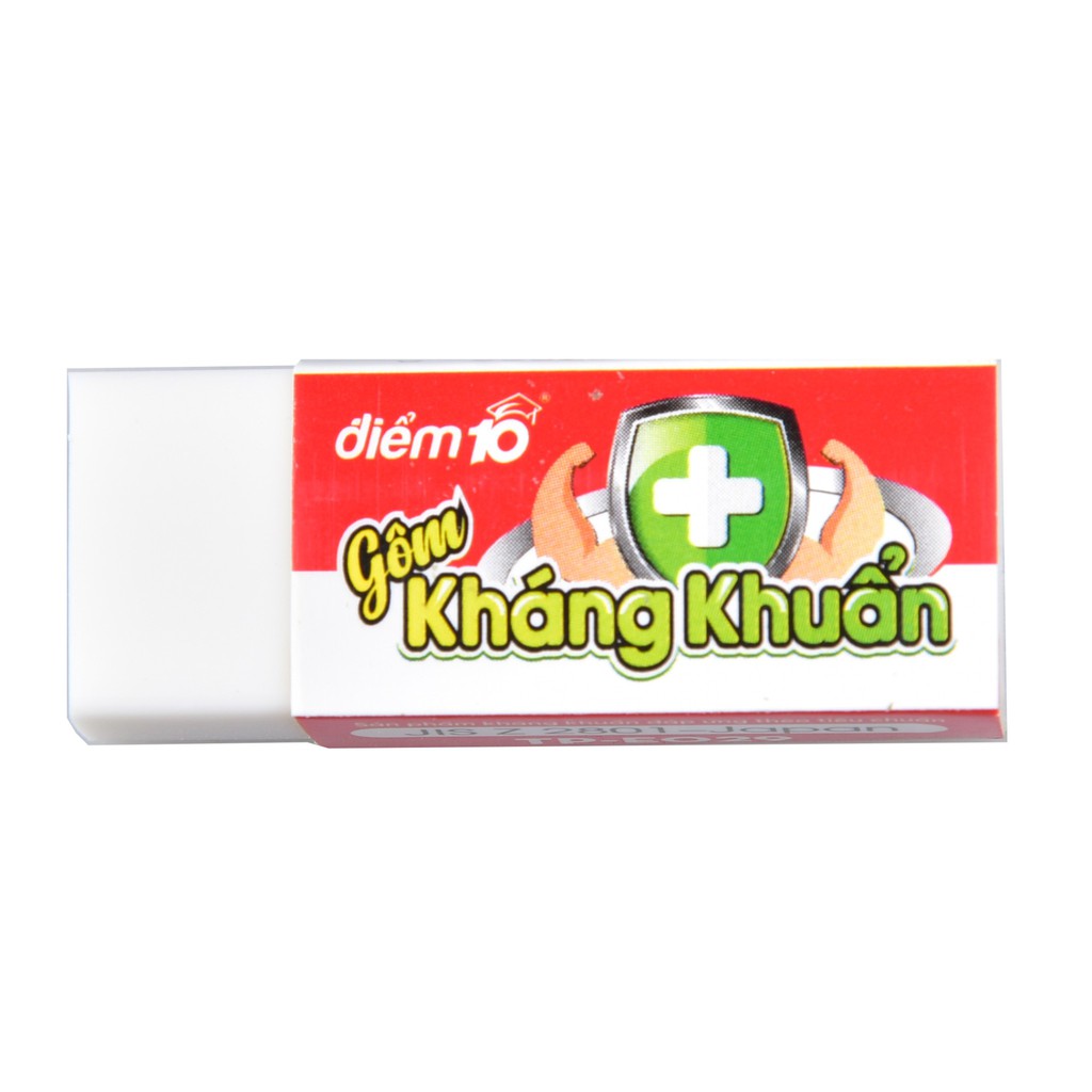 Product image Combo 5 gôm kháng khuẩn Thiên Long Điểm 10 TP-E029, làm từ chất liệu cao cấp, đáp ứng các chỉ tiêu an toàn cho phép 1