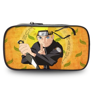 GC9 Naruto Hộp Đựng Sasuke Dung Tích Lớn Chống Thấm Nước Văn Phòng Phẩm Dây Kéo Học Sinh Hoạt Hình Túi Đựng Bút Trẻ Em Trường Cung Cấp