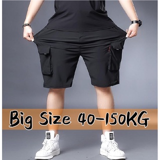 Quần Short Thể Thao Ống Rộng Phối Túi Plus Size Lớn Cho Nam