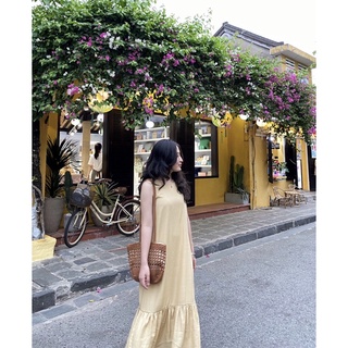 Đầm dài cộc tay phối đuôi cá thiết kế Lora Dress Ma Vie