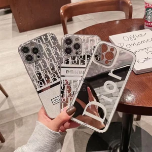 Ốp điện thoại gương Acrylic DIO thương hiệu sang trọng cho iphone 15 14 13 Pro Max i13 13pro 11 Pro Max i11 12 Pro Max