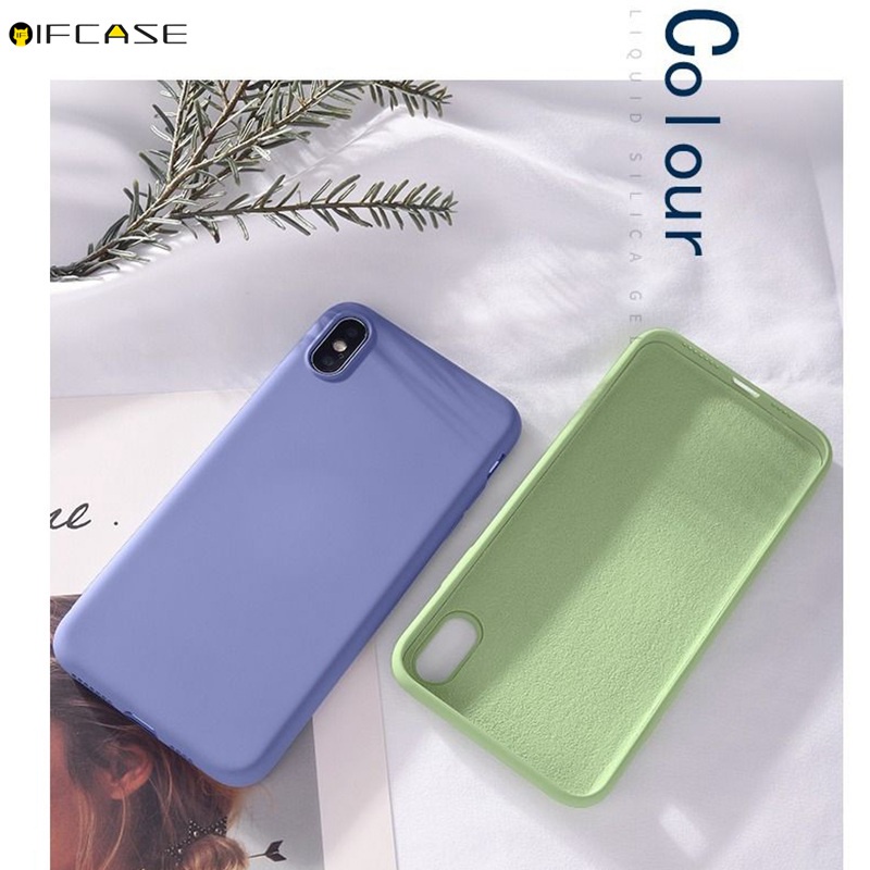 Vỏ điện thoại Plain Matte Đơn giản, Mềm mại, Nắp đậy, Vỏ bọc silicon lỏng Samsung Galaxy S22 Plus Ultra S22+ S21 FE A22 M52 4G 5G