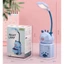 Đèn LED Để Bàn Có Giá Đỡ Điện Thoại Sạc Cổng USB Hình Thú Hoạt Hình (con heo)